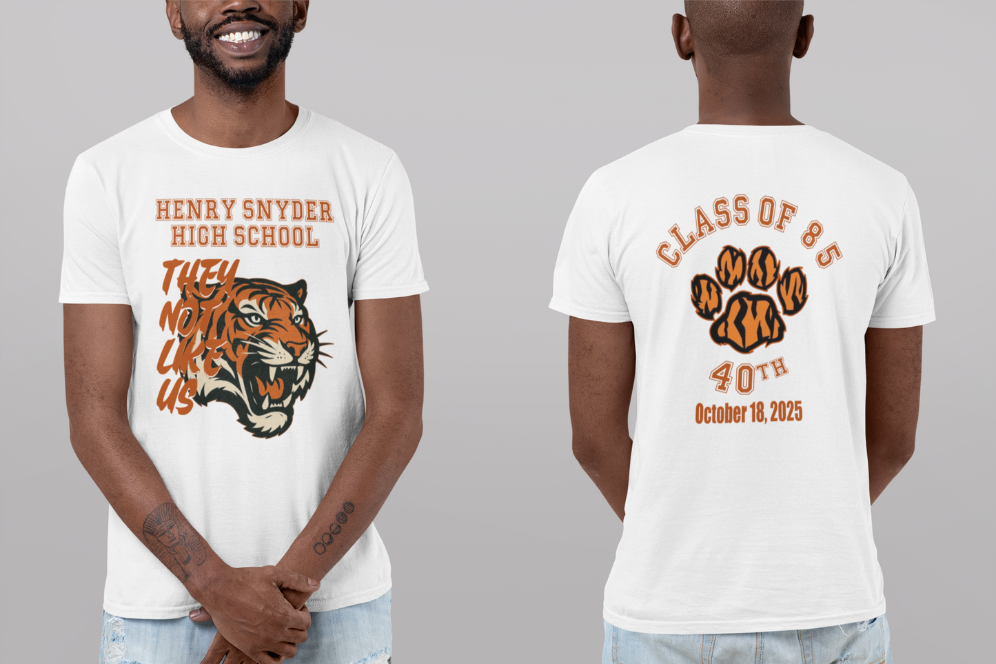 Class of 85 t-shirts