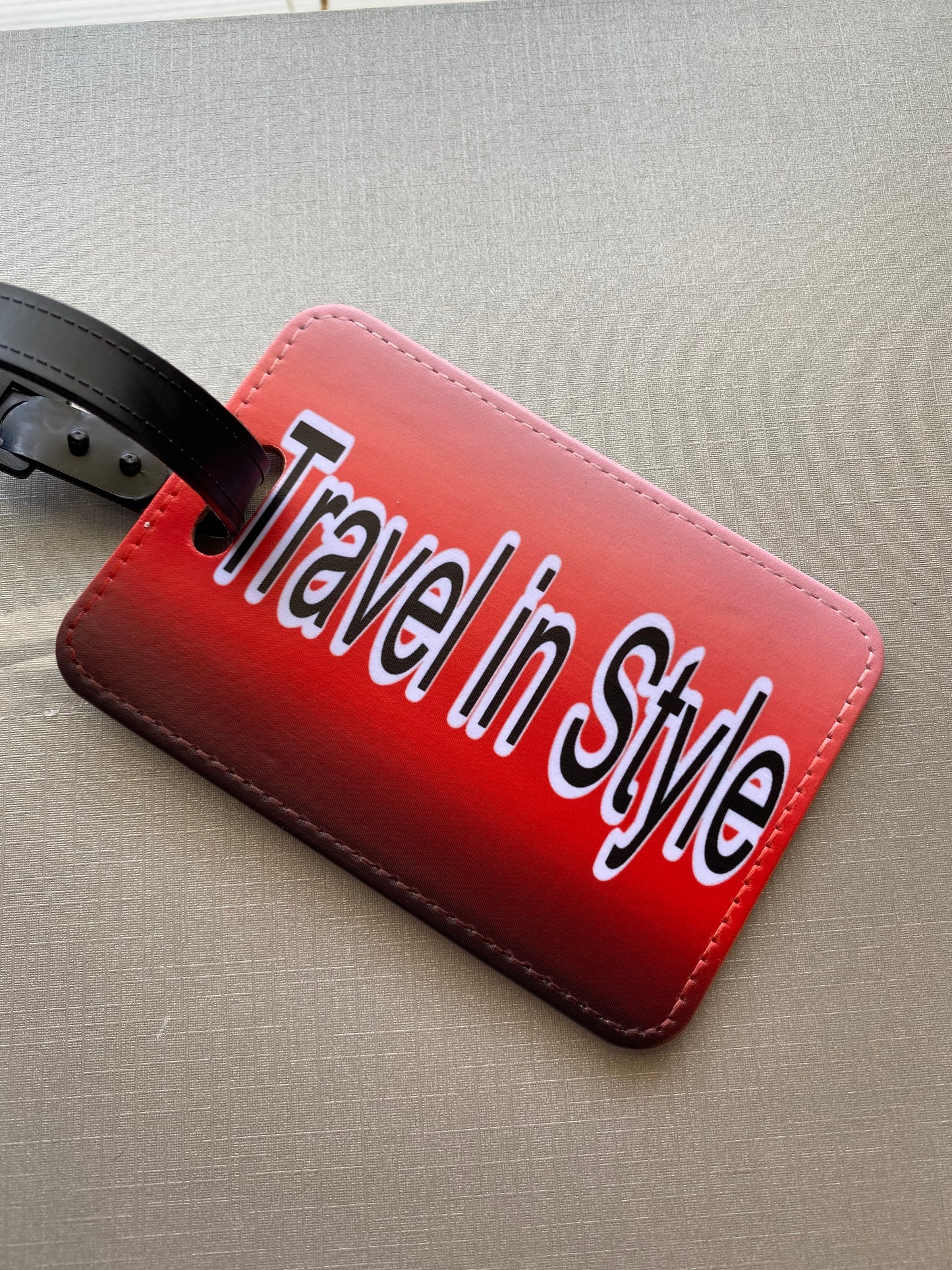 luggage tag and passport holder