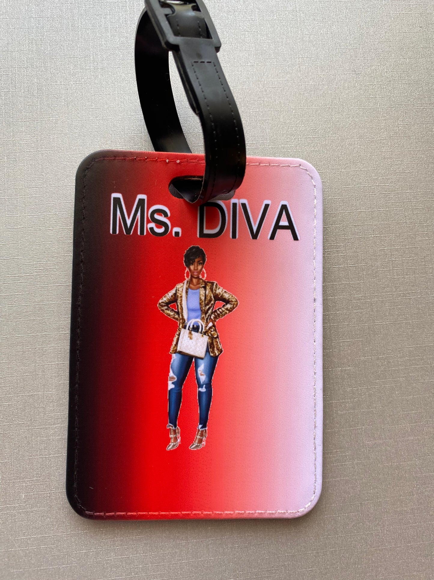 luggage tag and passport holder