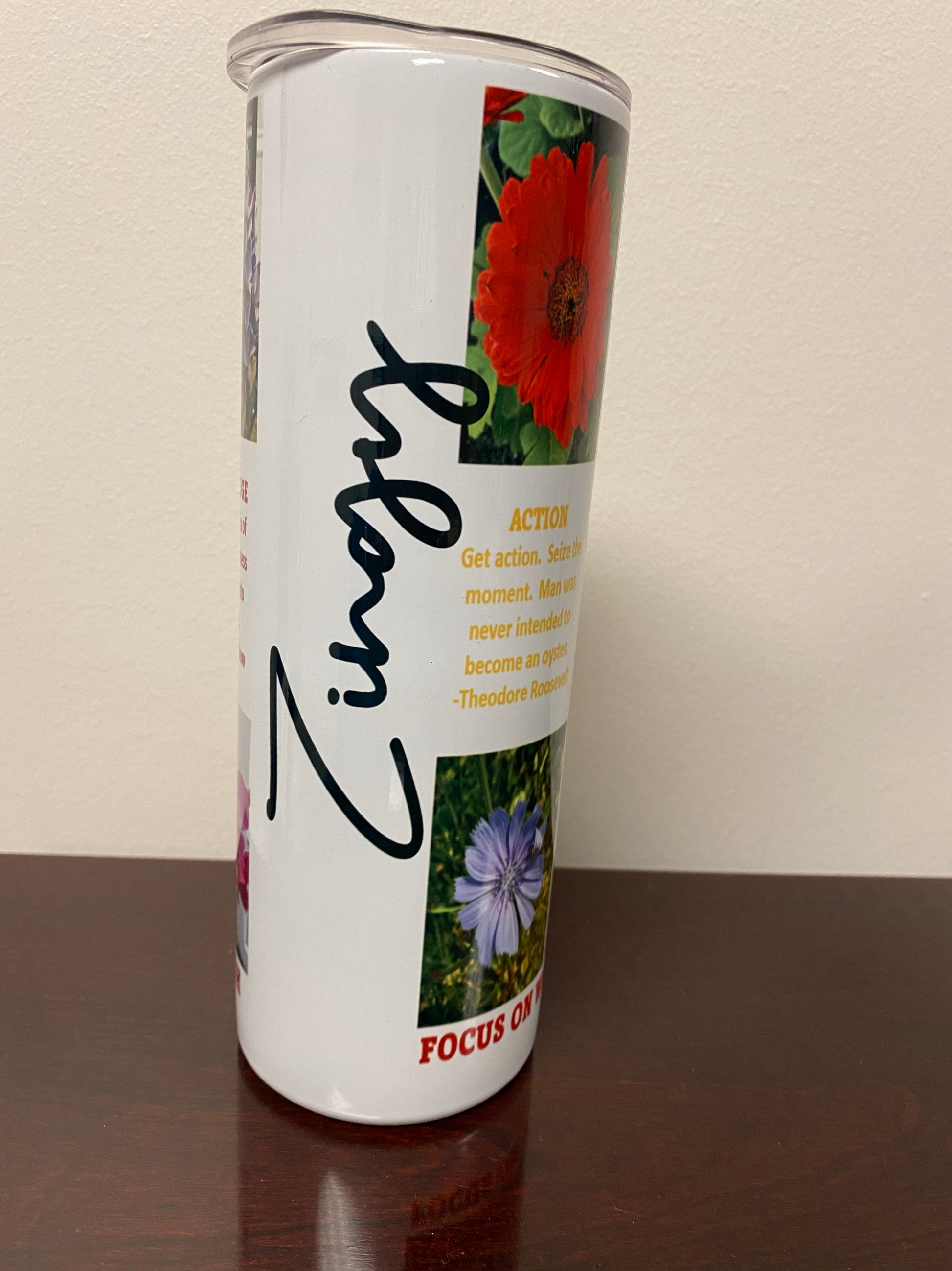 motivational tumbler and journal set