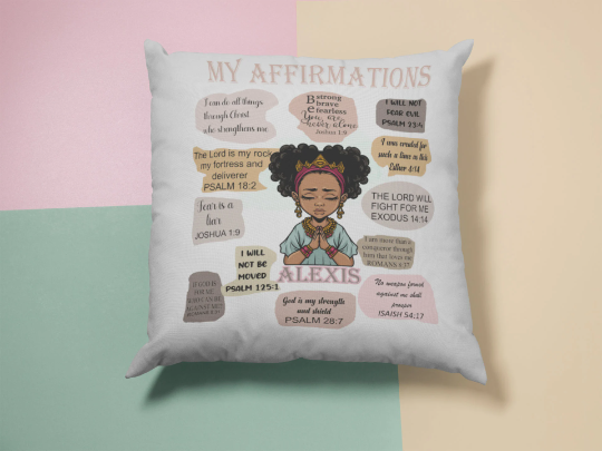 My Affirmations Pillow