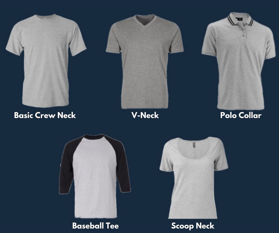Different Types of T-Shirts