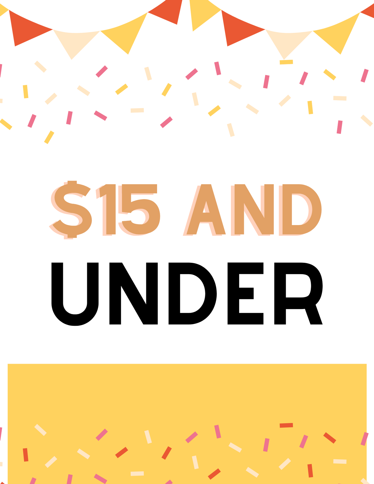 Under $15