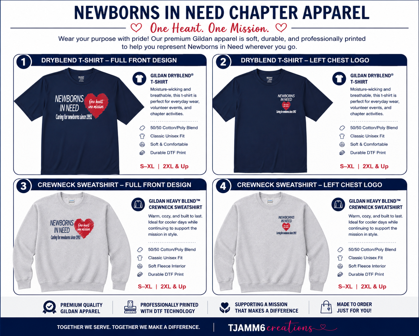 Newborns in Need Chapter Apparel