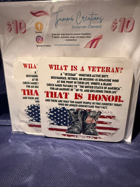 What is a Veteran? Tribute Mug - 11oz or 15oz
