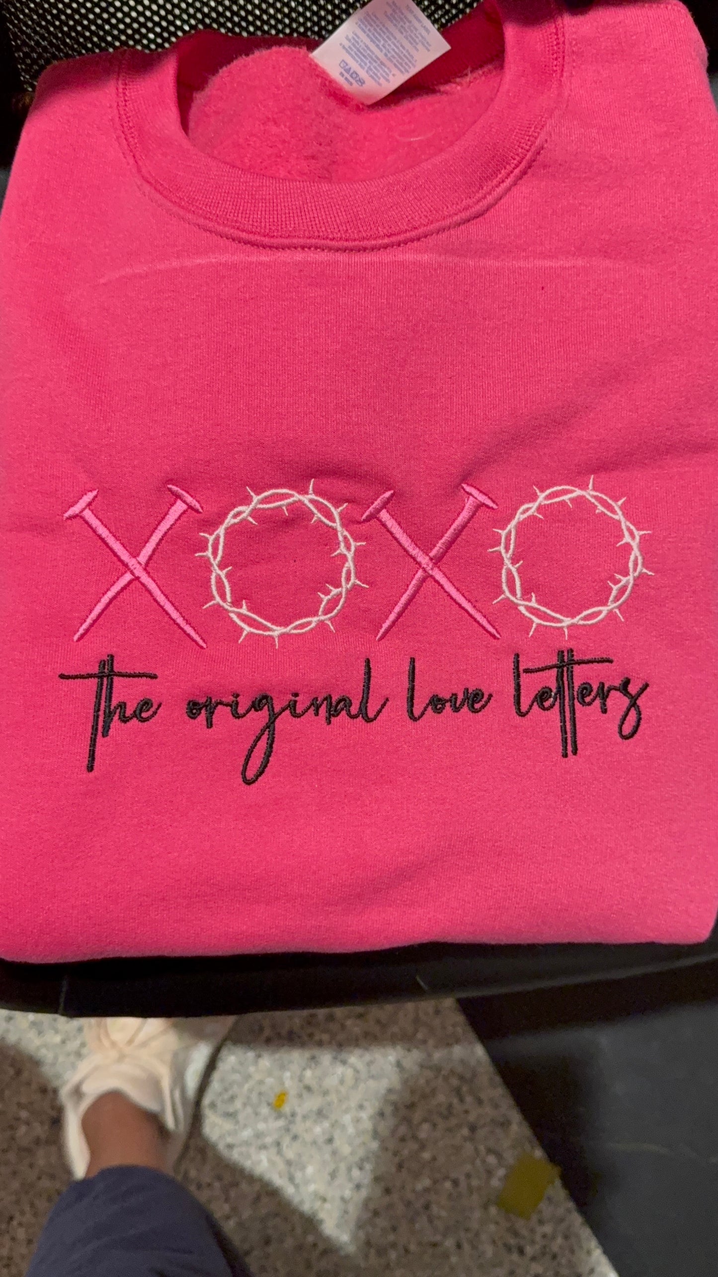 XOXO – The Original Love Letters Faith Sweatshirt