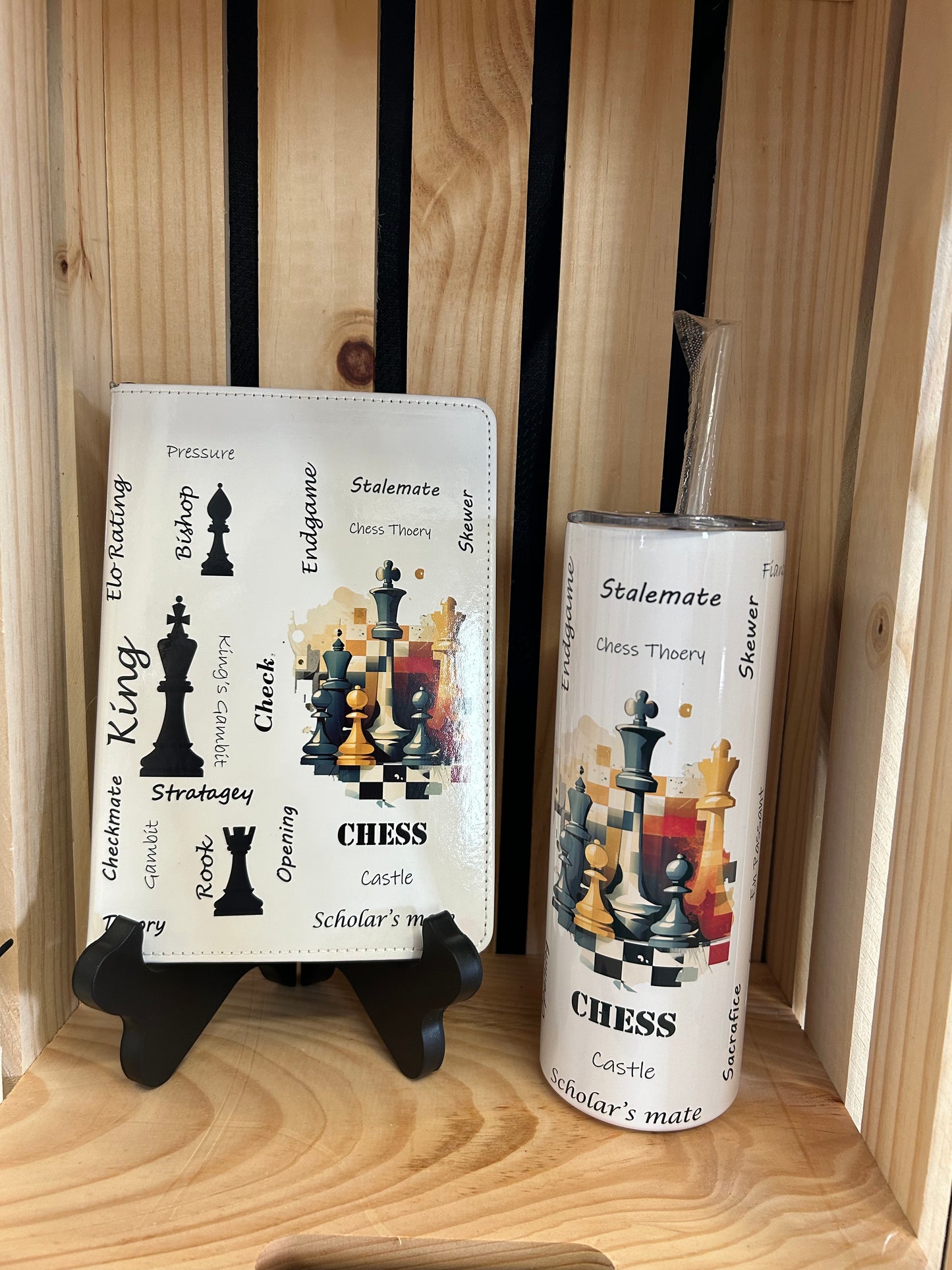 Chess King Queen- Tumbler