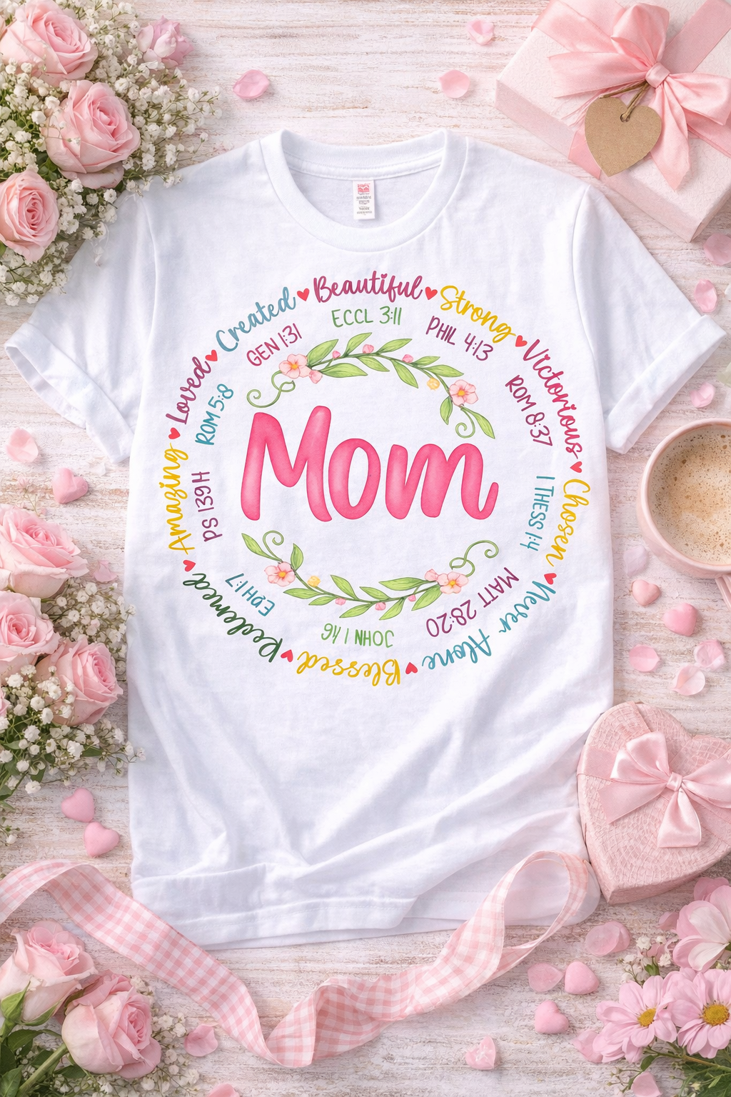 Christian Mom T-Shirt – Scripture Mom Shirt | Mother’s Day Gift for Mom