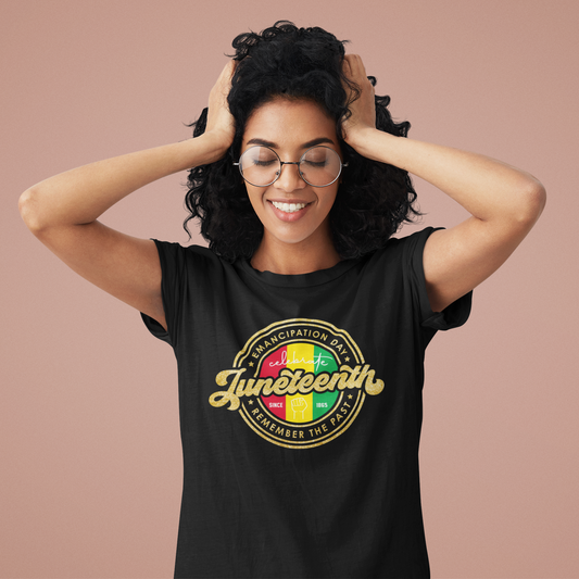 Juneteenth “Celebrate | Remember the Past” Emancipation T-Shirt – Limited Edition