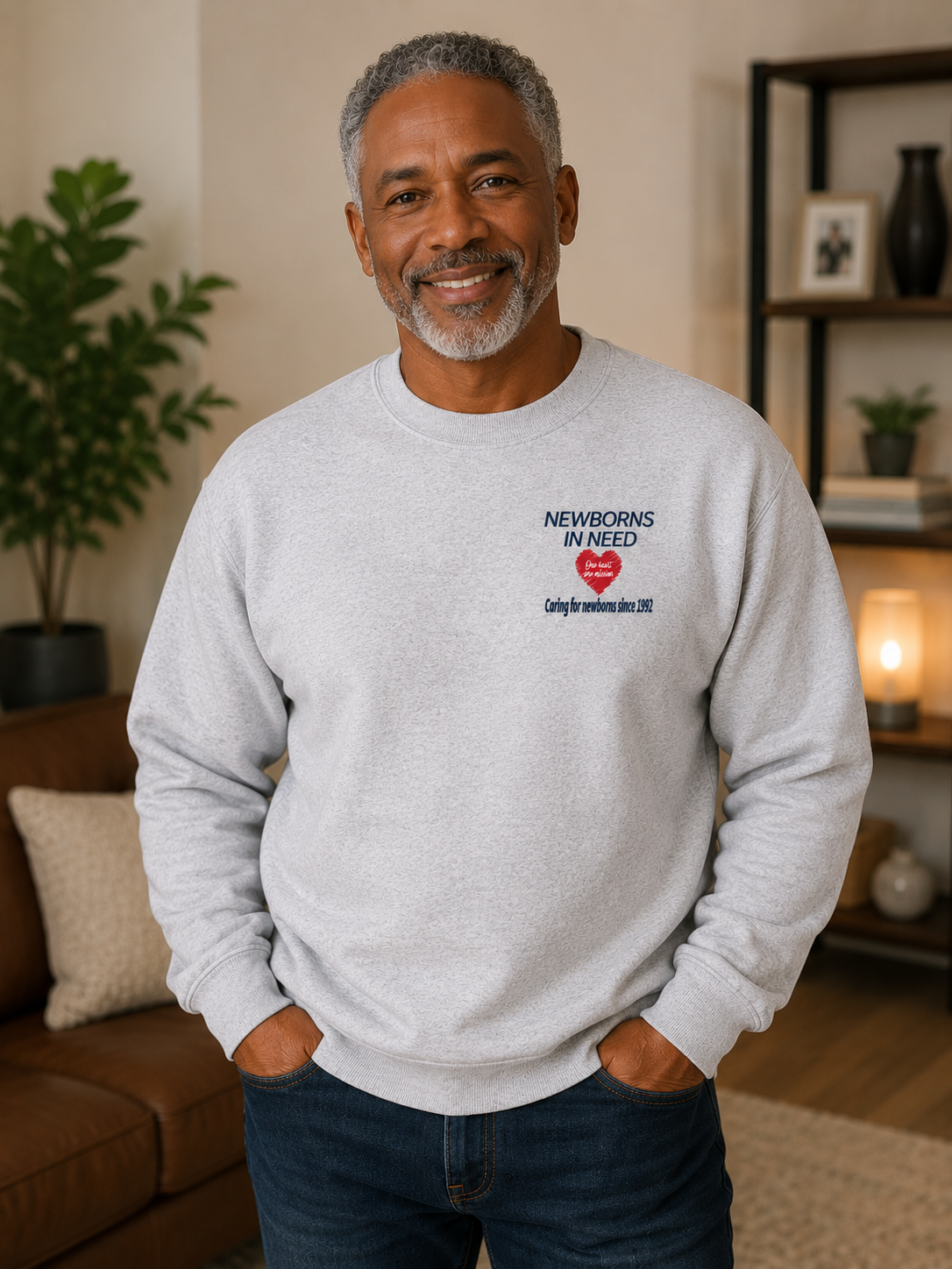 Newborns in Need Heavy Blend® Crewneck Sweatshirt