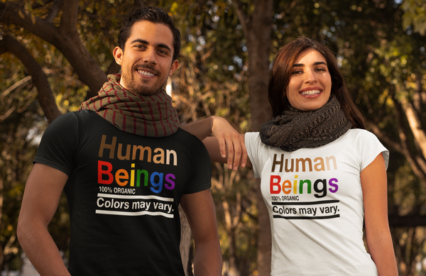 Human Beings 100% Organic equality T-shirt