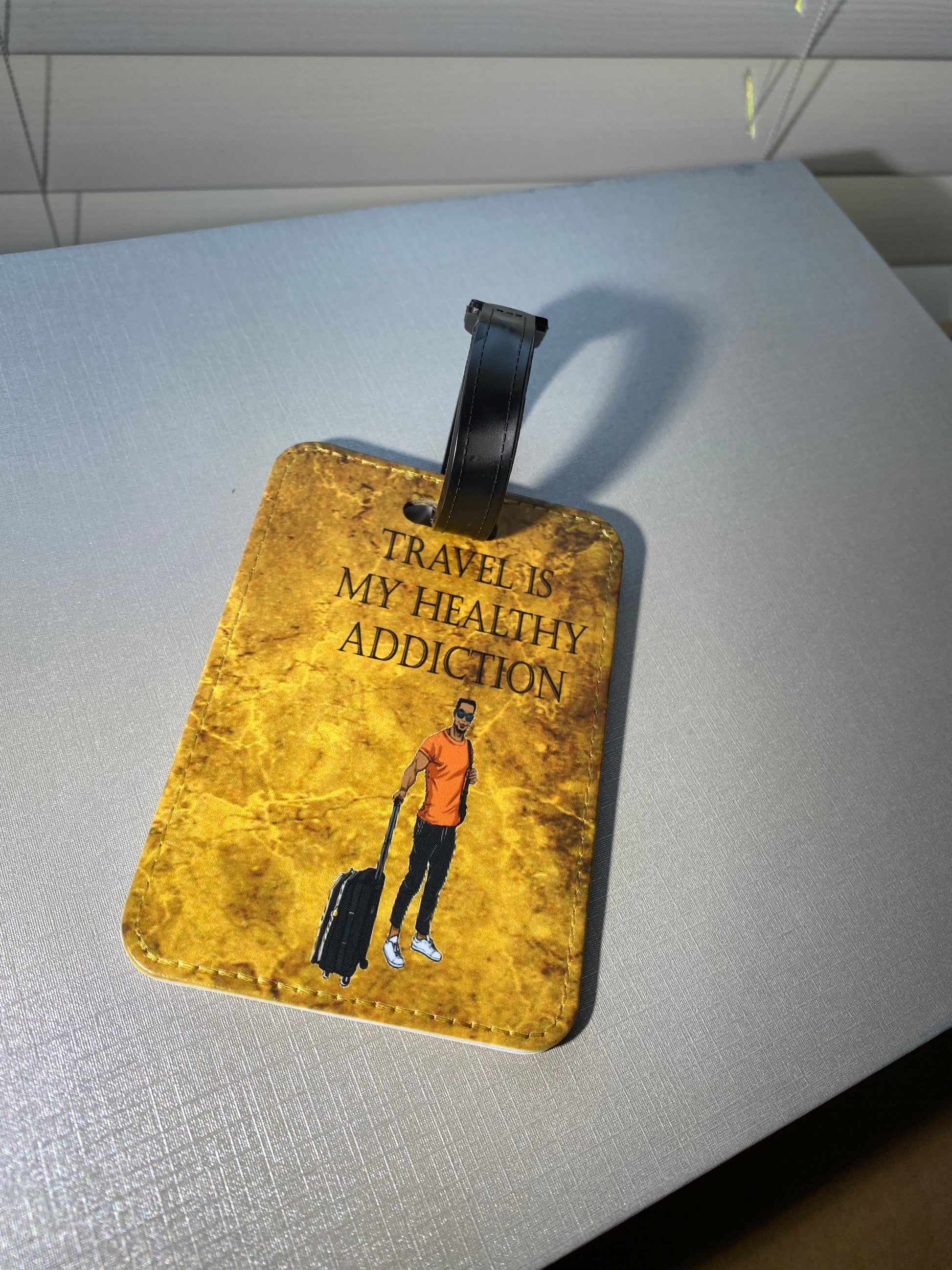 passport cover and luggage tag