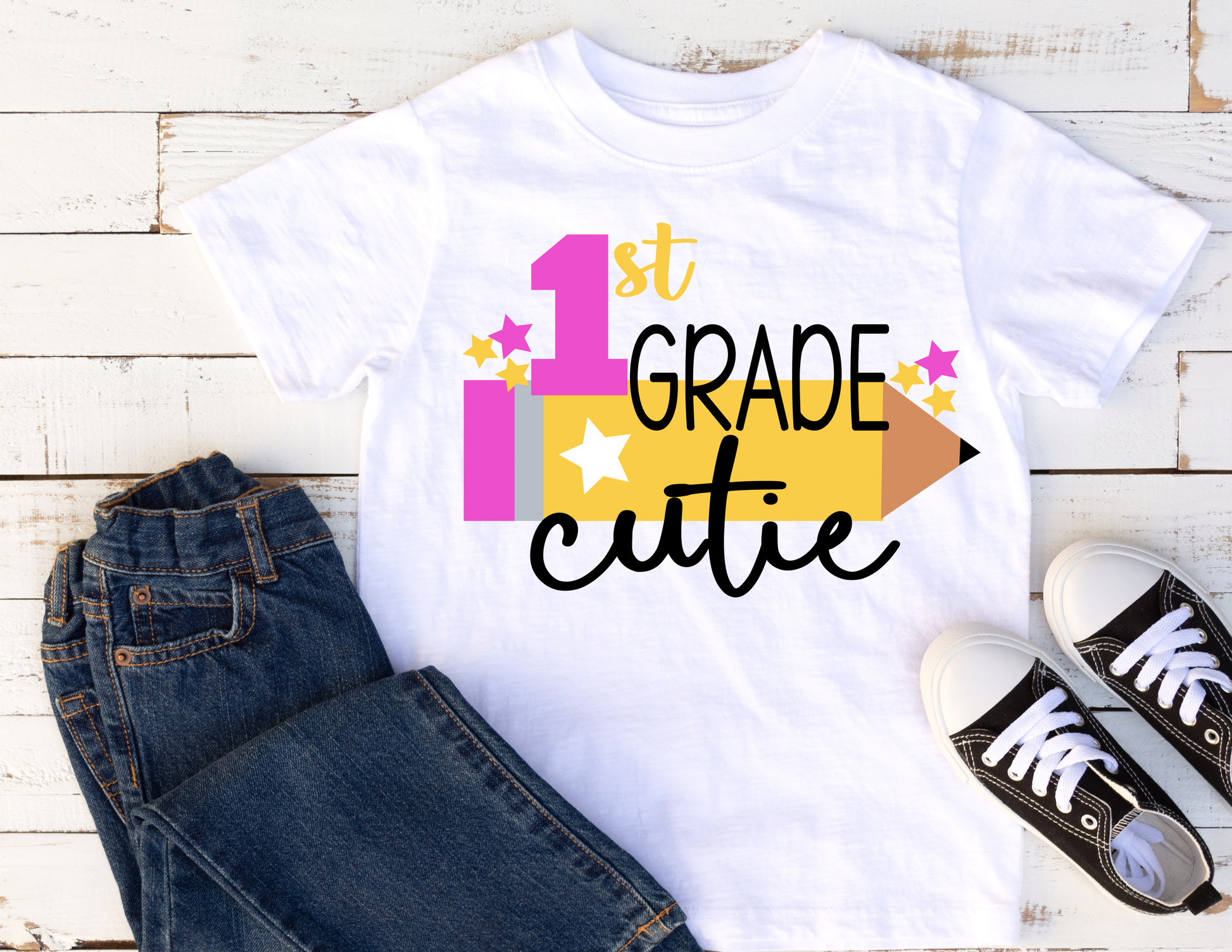 girls back to school t-shirt
