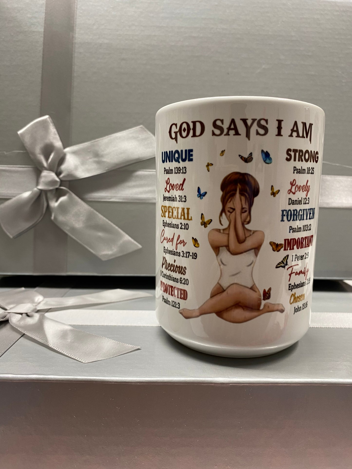 GOD SAYS I AM Positive Affirmations Mug