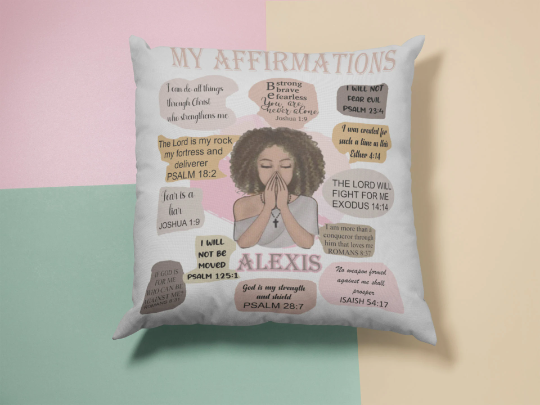 My Affirmations Pillow