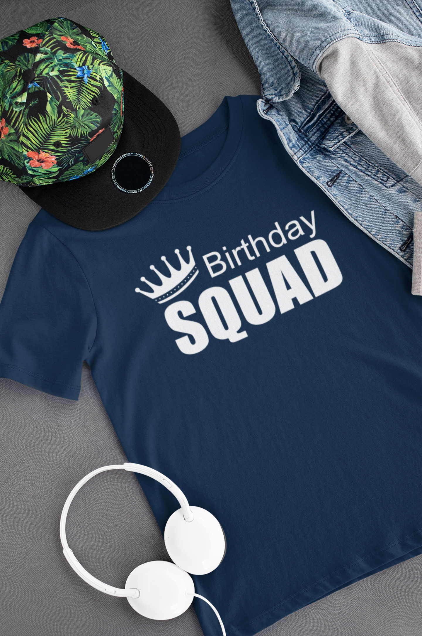 mens birthday squad shirts