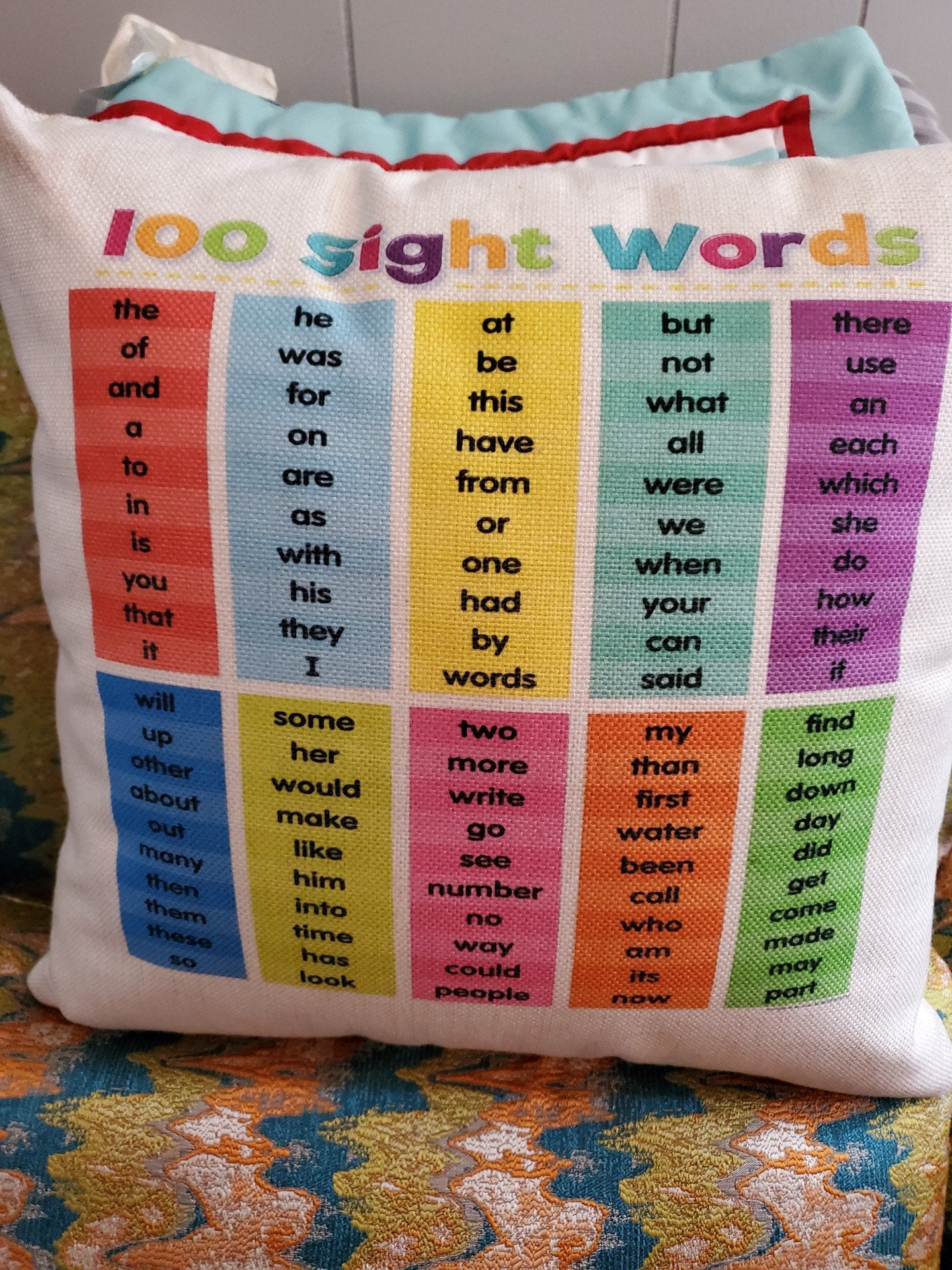 Children's learning pillow